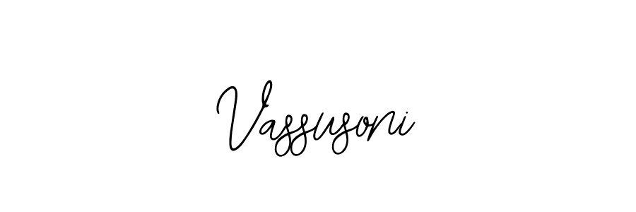 Vassusoni stylish signature style. Best Handwritten Sign (Bearetta-2O07w) for my name. Handwritten Signature Collection Ideas for my name Vassusoni. Vassusoni signature style 12 images and pictures png