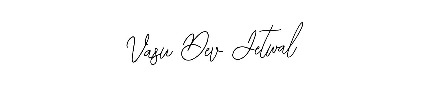 How to make Vasu Dev Jetwal signature? Bearetta-2O07w is a professional autograph style. Create handwritten signature for Vasu Dev Jetwal name. Vasu Dev Jetwal signature style 12 images and pictures png