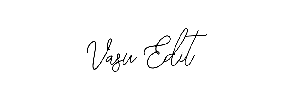 How to Draw Vasu Edit signature style? Bearetta-2O07w is a latest design signature styles for name Vasu Edit. Vasu Edit signature style 12 images and pictures png