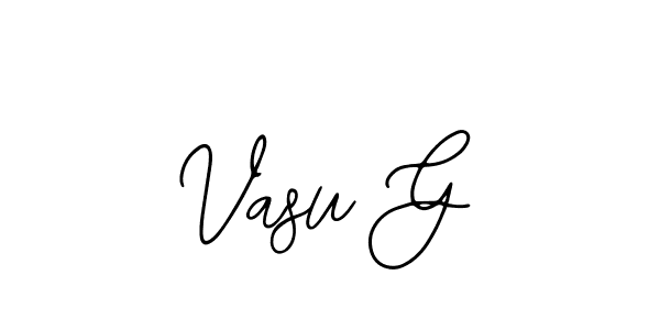 It looks lik you need a new signature style for name Vasu G. Design unique handwritten (Bearetta-2O07w) signature with our free signature maker in just a few clicks. Vasu G signature style 12 images and pictures png