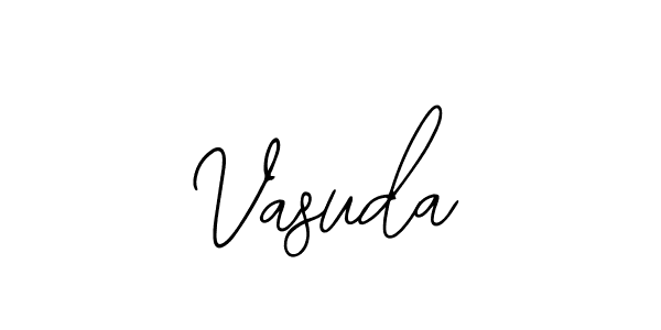 Create a beautiful signature design for name Vasuda. With this signature (Bearetta-2O07w) fonts, you can make a handwritten signature for free. Vasuda signature style 12 images and pictures png