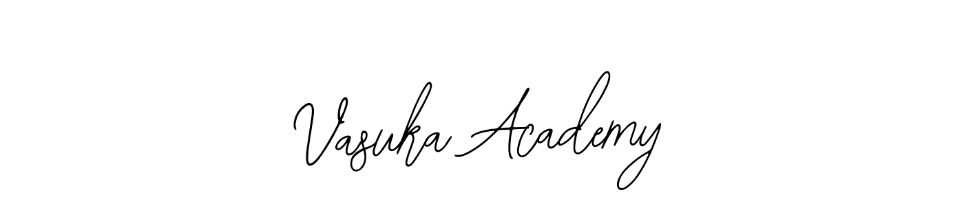 See photos of Vasuka Academy official signature by Spectra . Check more albums & portfolios. Read reviews & check more about Bearetta-2O07w font. Vasuka Academy signature style 12 images and pictures png