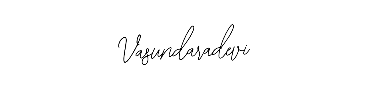 How to make Vasundaradevi name signature. Use Bearetta-2O07w style for creating short signs online. This is the latest handwritten sign. Vasundaradevi signature style 12 images and pictures png