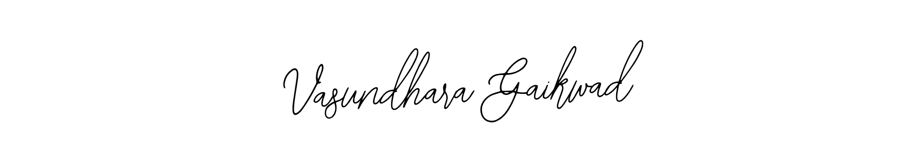Design your own signature with our free online signature maker. With this signature software, you can create a handwritten (Bearetta-2O07w) signature for name Vasundhara Gaikwad. Vasundhara Gaikwad signature style 12 images and pictures png