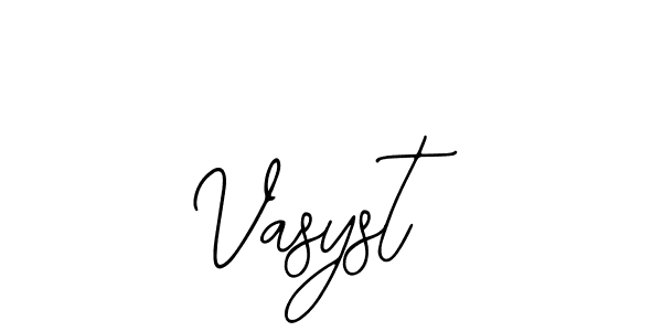 Make a beautiful signature design for name Vasyst. Use this online signature maker to create a handwritten signature for free. Vasyst signature style 12 images and pictures png