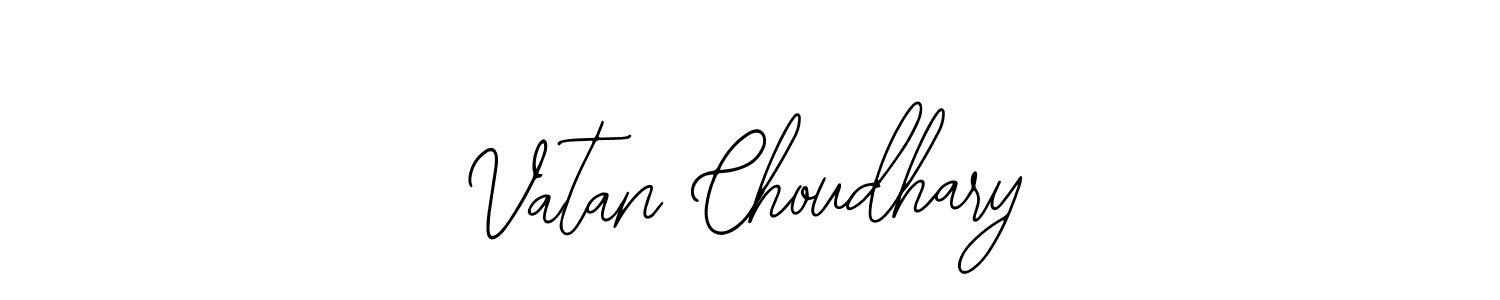 if you are searching for the best signature style for your name Vatan Choudhary. so please give up your signature search. here we have designed multiple signature styles  using Bearetta-2O07w. Vatan Choudhary signature style 12 images and pictures png