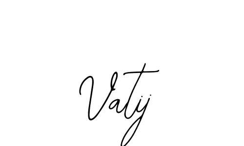 How to make Vatij signature? Bearetta-2O07w is a professional autograph style. Create handwritten signature for Vatij name. Vatij signature style 12 images and pictures png