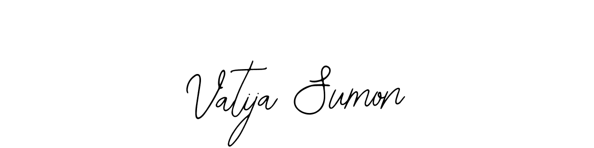 Make a beautiful signature design for name Vatija Sumon. Use this online signature maker to create a handwritten signature for free. Vatija Sumon signature style 12 images and pictures png
