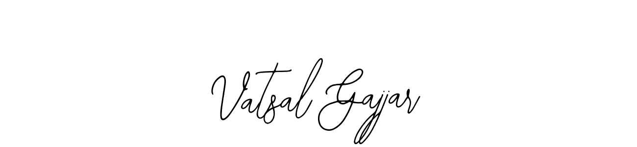 Create a beautiful signature design for name Vatsal Gajjar. With this signature (Bearetta-2O07w) fonts, you can make a handwritten signature for free. Vatsal Gajjar signature style 12 images and pictures png