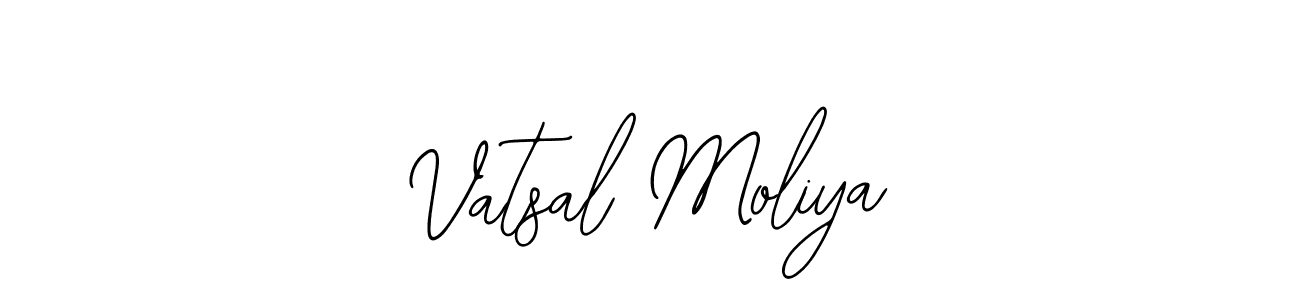 How to make Vatsal Moliya signature? Bearetta-2O07w is a professional autograph style. Create handwritten signature for Vatsal Moliya name. Vatsal Moliya signature style 12 images and pictures png