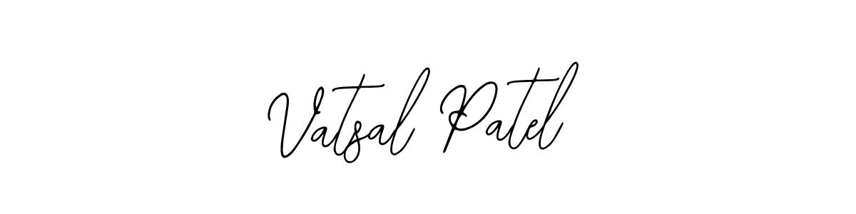Design your own signature with our free online signature maker. With this signature software, you can create a handwritten (Bearetta-2O07w) signature for name Vatsal Patel. Vatsal Patel signature style 12 images and pictures png