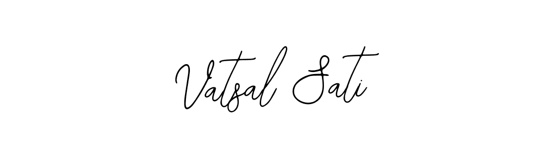 if you are searching for the best signature style for your name Vatsal Sati. so please give up your signature search. here we have designed multiple signature styles  using Bearetta-2O07w. Vatsal Sati signature style 12 images and pictures png