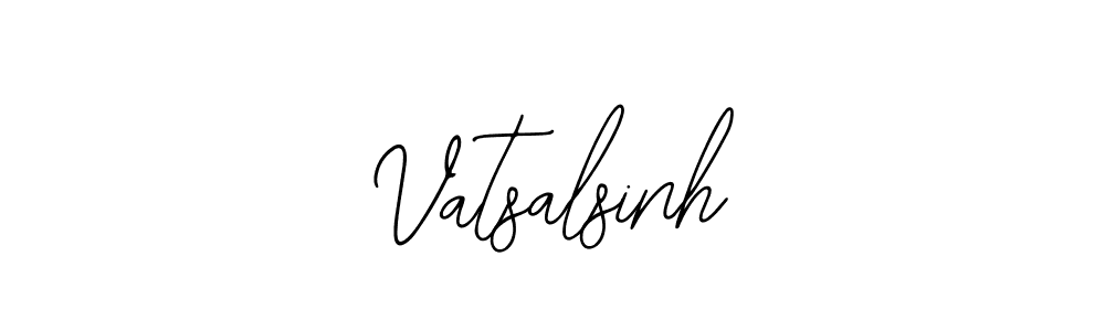 if you are searching for the best signature style for your name Vatsalsinh. so please give up your signature search. here we have designed multiple signature styles  using Bearetta-2O07w. Vatsalsinh signature style 12 images and pictures png