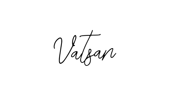 Design your own signature with our free online signature maker. With this signature software, you can create a handwritten (Bearetta-2O07w) signature for name Vatsan. Vatsan signature style 12 images and pictures png