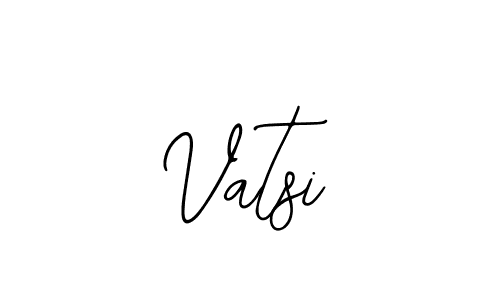 You should practise on your own different ways (Bearetta-2O07w) to write your name (Vatsi) in signature. don't let someone else do it for you. Vatsi signature style 12 images and pictures png