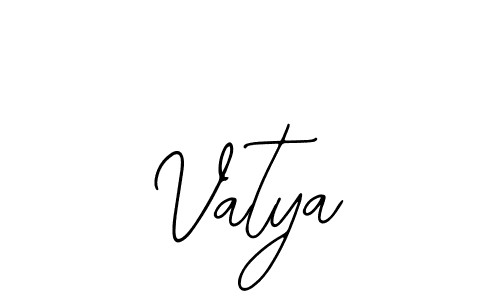 Bearetta-2O07w is a professional signature style that is perfect for those who want to add a touch of class to their signature. It is also a great choice for those who want to make their signature more unique. Get Vatya name to fancy signature for free. Vatya signature style 12 images and pictures png