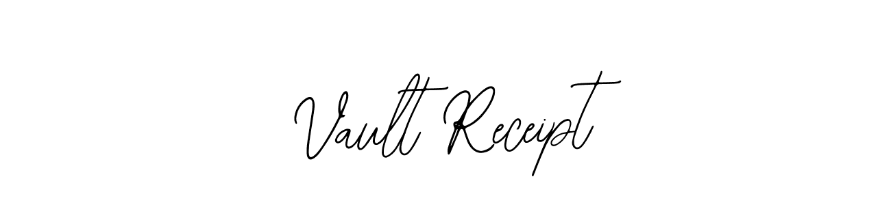 This is the best signature style for the Vault Receipt name. Also you like these signature font (Bearetta-2O07w). Mix name signature. Vault Receipt signature style 12 images and pictures png