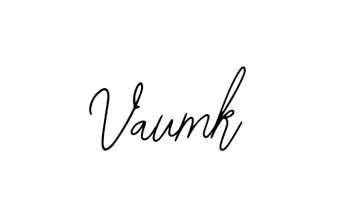 How to make Vaumk signature? Bearetta-2O07w is a professional autograph style. Create handwritten signature for Vaumk name. Vaumk signature style 12 images and pictures png