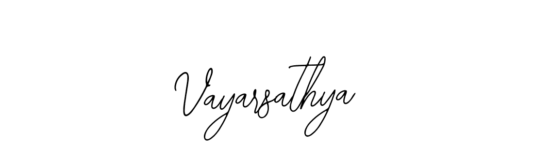 Similarly Bearetta-2O07w is the best handwritten signature design. Signature creator online .You can use it as an online autograph creator for name Vayarsathya. Vayarsathya signature style 12 images and pictures png