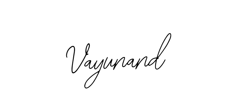Vayunand stylish signature style. Best Handwritten Sign (Bearetta-2O07w) for my name. Handwritten Signature Collection Ideas for my name Vayunand. Vayunand signature style 12 images and pictures png
