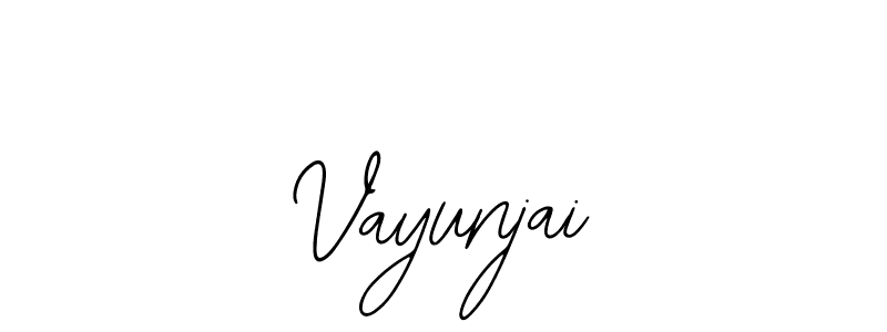 Make a beautiful signature design for name Vayunjai. With this signature (Bearetta-2O07w) style, you can create a handwritten signature for free. Vayunjai signature style 12 images and pictures png