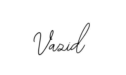 How to make Vazid name signature. Use Bearetta-2O07w style for creating short signs online. This is the latest handwritten sign. Vazid signature style 12 images and pictures png