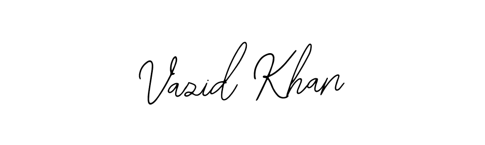 Also we have Vazid Khan name is the best signature style. Create professional handwritten signature collection using Bearetta-2O07w autograph style. Vazid Khan signature style 12 images and pictures png