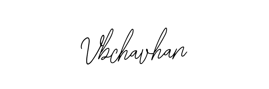 How to make Vbchavhan name signature. Use Bearetta-2O07w style for creating short signs online. This is the latest handwritten sign. Vbchavhan signature style 12 images and pictures png