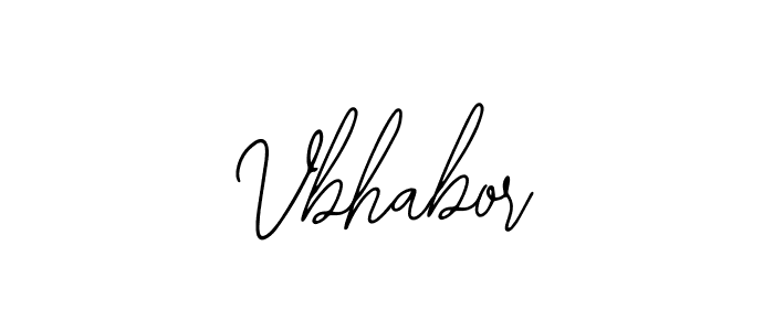 Make a beautiful signature design for name Vbhabor. With this signature (Bearetta-2O07w) style, you can create a handwritten signature for free. Vbhabor signature style 12 images and pictures png