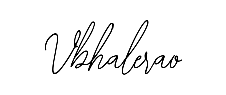 Personalize your online presence with Vbhalerao signature rendered in elegant Bearetta-2O07w font. Great for website footers and blogs. Vbhalerao signature style 12 images and pictures png