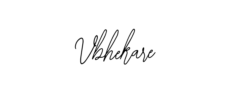 Design your own signature with our free online signature maker. With this signature software, you can create a handwritten (Bearetta-2O07w) signature for name Vbhekare. Vbhekare signature style 12 images and pictures png