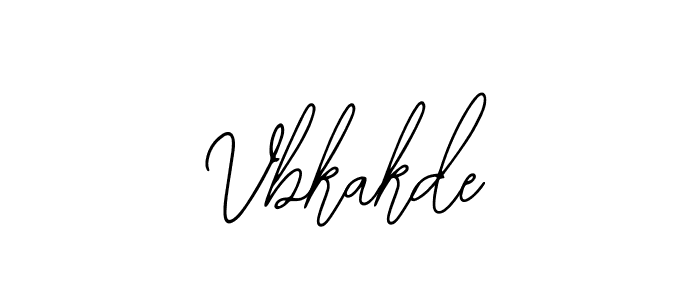 Make a beautiful signature design for name Vbkakde. Use this online signature maker to create a handwritten signature for free. Vbkakde signature style 12 images and pictures png