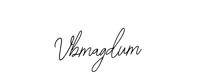 Use a signature maker to create a handwritten signature online. With this signature software, you can design (Bearetta-2O07w) your own signature for name Vbmagdum. Vbmagdum signature style 12 images and pictures png