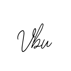 Create a beautiful signature design for name Vbu. With this signature (Bearetta-2O07w) fonts, you can make a handwritten signature for free. Vbu signature style 12 images and pictures png