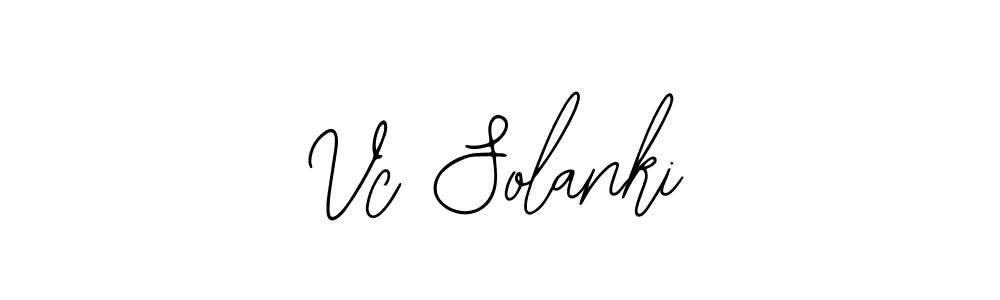 You should practise on your own different ways (Bearetta-2O07w) to write your name (Vc Solanki) in signature. don't let someone else do it for you. Vc Solanki signature style 12 images and pictures png