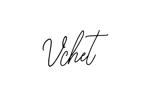 How to make Vchet name signature. Use Bearetta-2O07w style for creating short signs online. This is the latest handwritten sign. Vchet signature style 12 images and pictures png