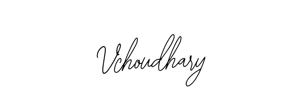 Also we have Vchoudhary name is the best signature style. Create professional handwritten signature collection using Bearetta-2O07w autograph style. Vchoudhary signature style 12 images and pictures png