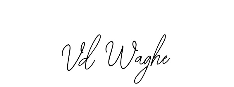 How to Draw Vd Waghe signature style? Bearetta-2O07w is a latest design signature styles for name Vd Waghe. Vd Waghe signature style 12 images and pictures png