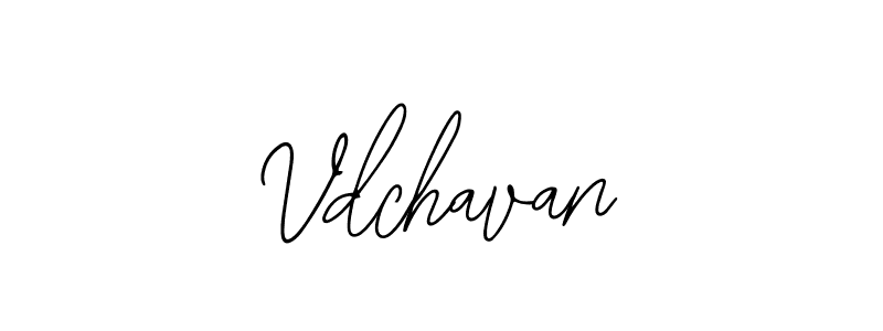 How to make Vdchavan signature? Bearetta-2O07w is a professional autograph style. Create handwritten signature for Vdchavan name. Vdchavan signature style 12 images and pictures png