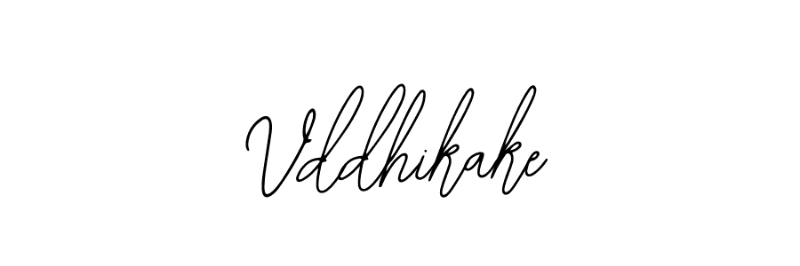 Design your own signature with our free online signature maker. With this signature software, you can create a handwritten (Bearetta-2O07w) signature for name Vddhikake. Vddhikake signature style 12 images and pictures png
