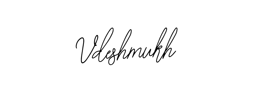 Use a signature maker to create a handwritten signature online. With this signature software, you can design (Bearetta-2O07w) your own signature for name Vdeshmukh. Vdeshmukh signature style 12 images and pictures png