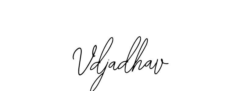 Make a beautiful signature design for name Vdjadhav. With this signature (Bearetta-2O07w) style, you can create a handwritten signature for free. Vdjadhav signature style 12 images and pictures png