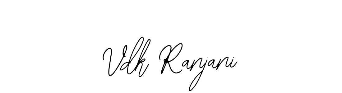 How to Draw Vdk Ranjani signature style? Bearetta-2O07w is a latest design signature styles for name Vdk Ranjani. Vdk Ranjani signature style 12 images and pictures png