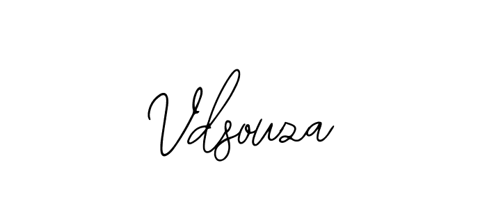 Vdsouza stylish signature style. Best Handwritten Sign (Bearetta-2O07w) for my name. Handwritten Signature Collection Ideas for my name Vdsouza. Vdsouza signature style 12 images and pictures png