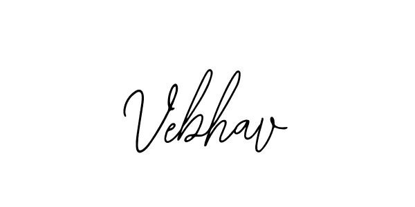 You can use this online signature creator to create a handwritten signature for the name Vebhav. This is the best online autograph maker. Vebhav signature style 12 images and pictures png