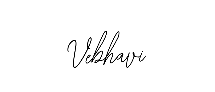 if you are searching for the best signature style for your name Vebhavi. so please give up your signature search. here we have designed multiple signature styles  using Bearetta-2O07w. Vebhavi signature style 12 images and pictures png
