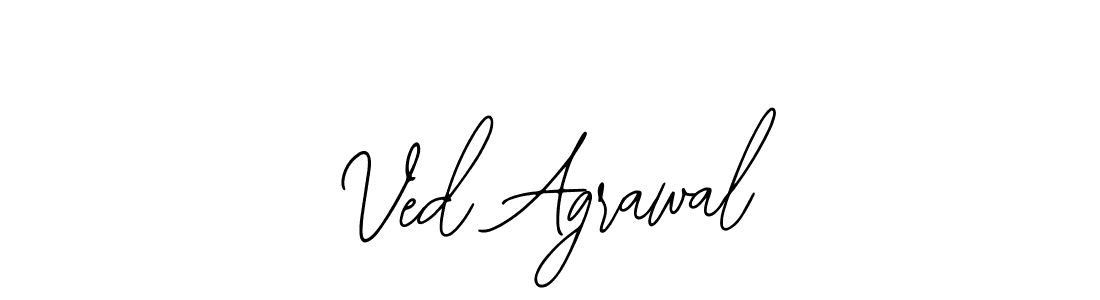 if you are searching for the best signature style for your name Ved Agrawal. so please give up your signature search. here we have designed multiple signature styles  using Bearetta-2O07w. Ved Agrawal signature style 12 images and pictures png