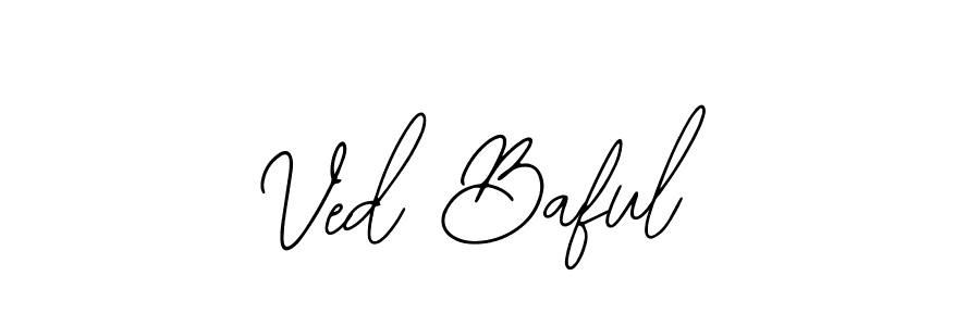 Ved Baful stylish signature style. Best Handwritten Sign (Bearetta-2O07w) for my name. Handwritten Signature Collection Ideas for my name Ved Baful. Ved Baful signature style 12 images and pictures png