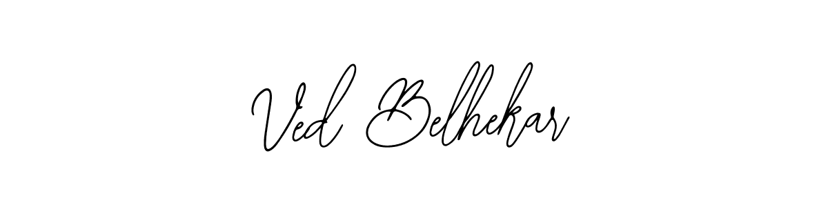 Use a signature maker to create a handwritten signature online. With this signature software, you can design (Bearetta-2O07w) your own signature for name Ved Belhekar. Ved Belhekar signature style 12 images and pictures png