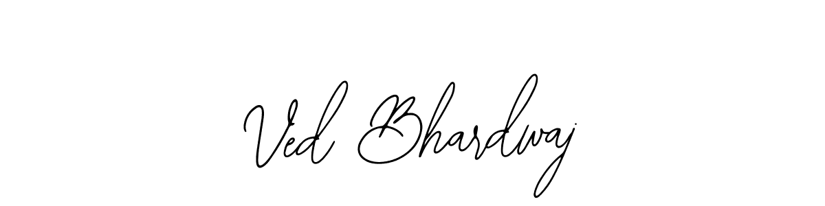 The best way (Bearetta-2O07w) to make a short signature is to pick only two or three words in your name. The name Ved Bhardwaj include a total of six letters. For converting this name. Ved Bhardwaj signature style 12 images and pictures png